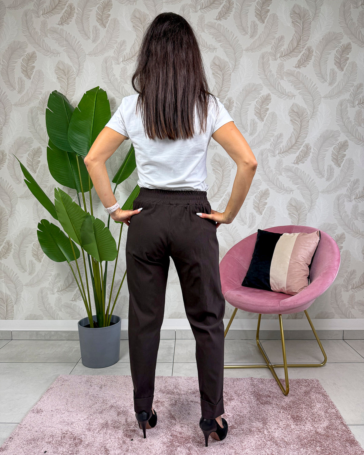Pantalone Sigaretta KARMA in Bengalina
