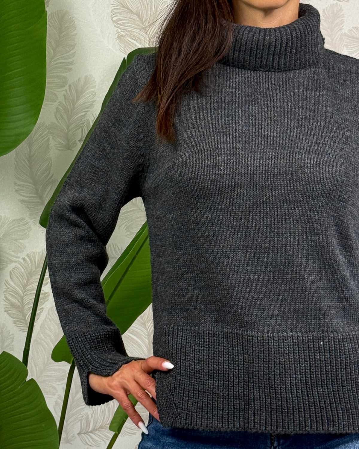 Maglia Collo Alto Con Spacchetto KARMA