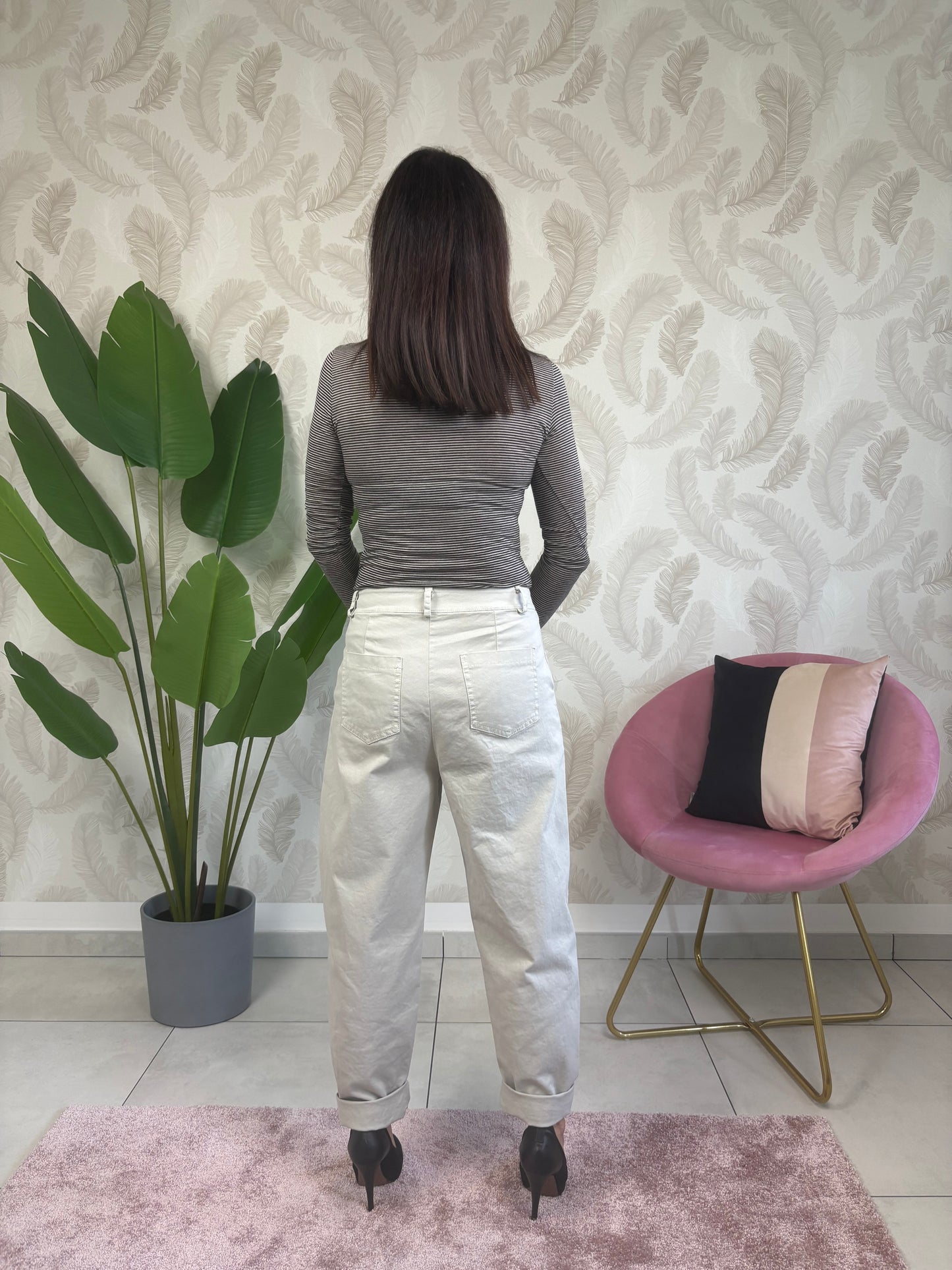 Pantalone Baloon KARMA in Gabardina