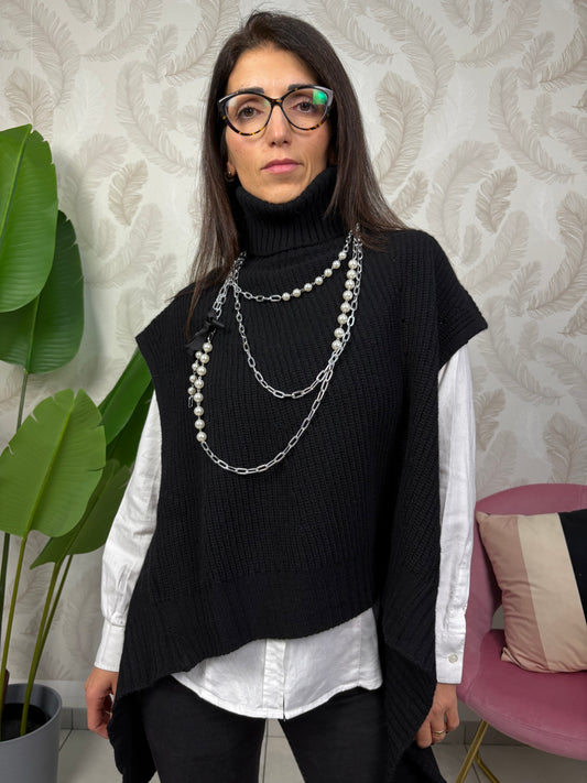 Kappa in maglia inglese misto cashmere