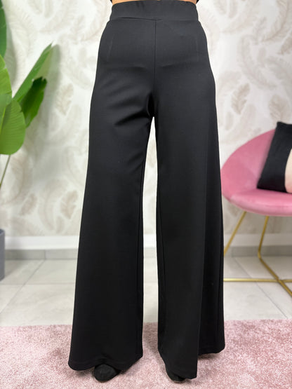 Pantalone palazzo microfibra