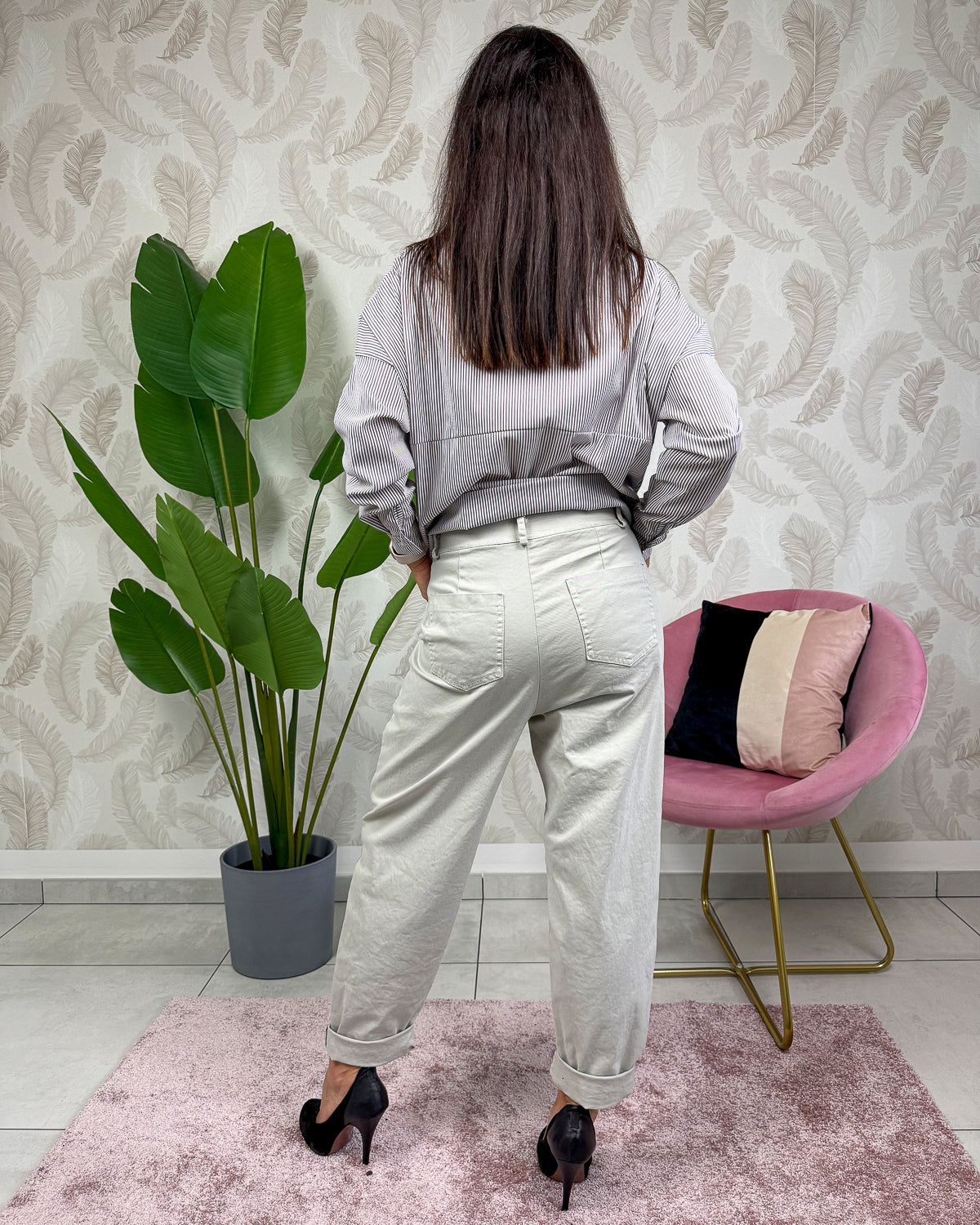 Pantalone Baloon KARMA in Gabardina