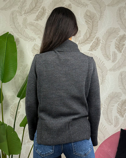 Maglia Collo Alto Con Spacchetto KARMA