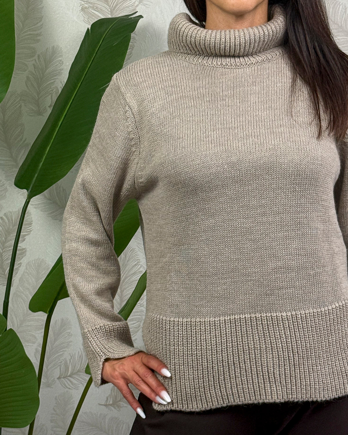 Maglia Collo Alto Con Spacchetto KARMA